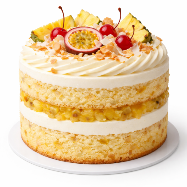 Pina-Colada Pineapple and Coconut Cake